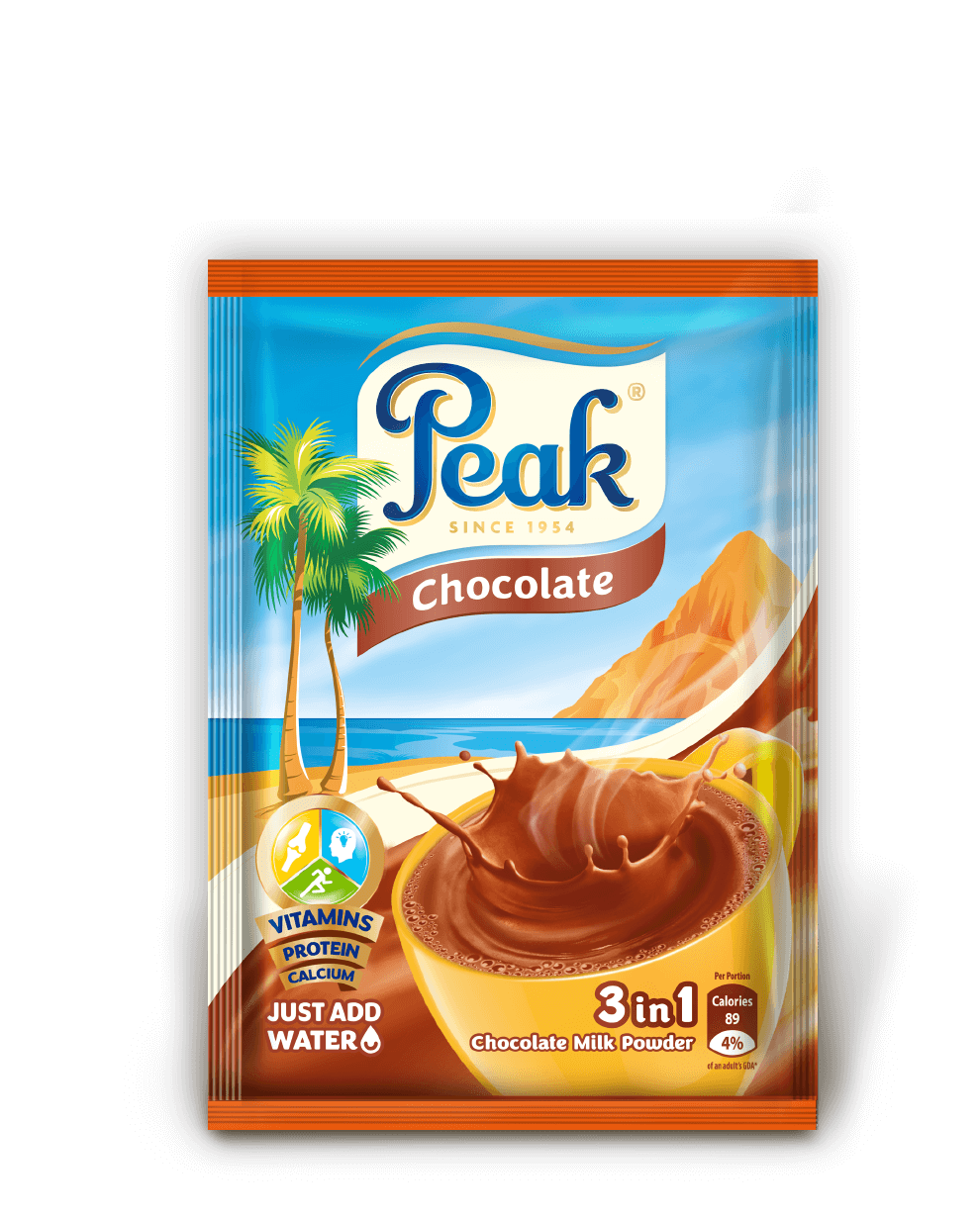 Peak 3 in 1 Chocolate Milk Powder Sachet