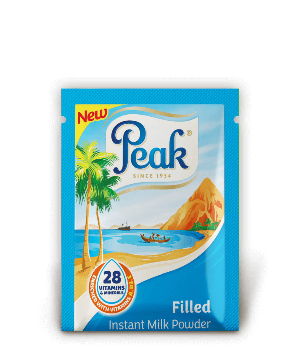 Peak Filled Instant Milk Powder Sachet