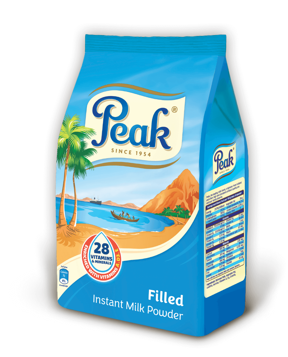 Peak Filled Instant Milk Powder Pouch