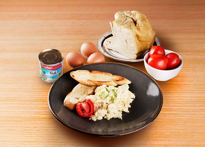 scrambled