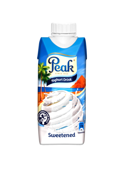 Peak Yoghurt Plain Sweetened 318ml